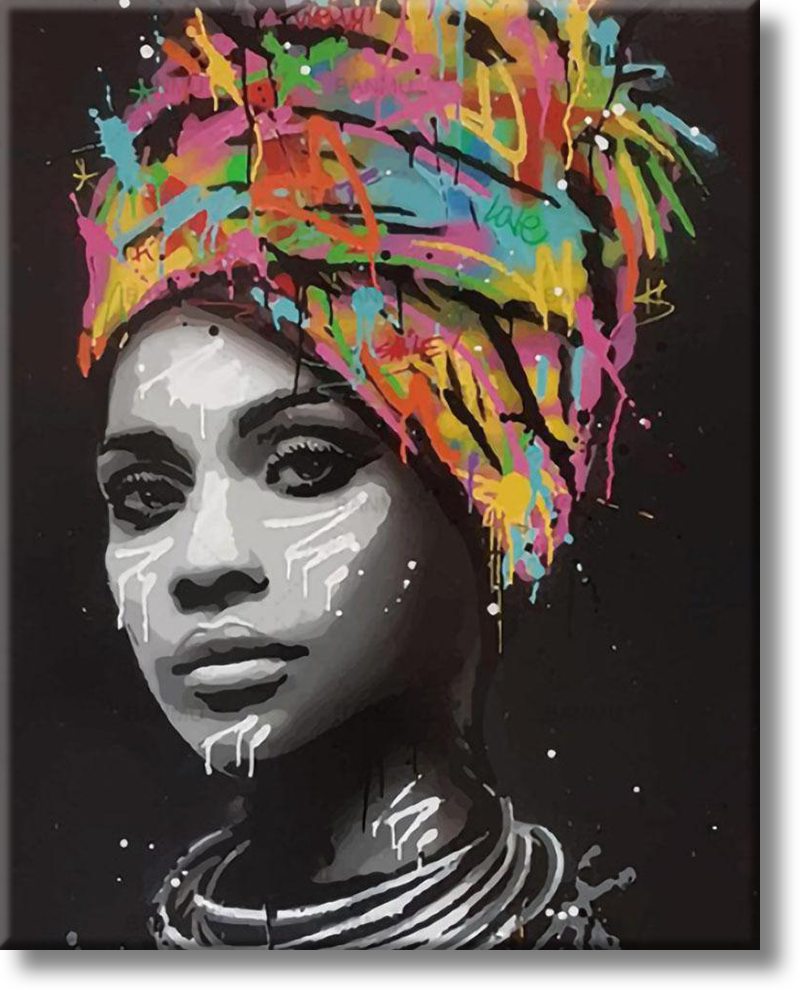 African Woman - Painting By Numbers