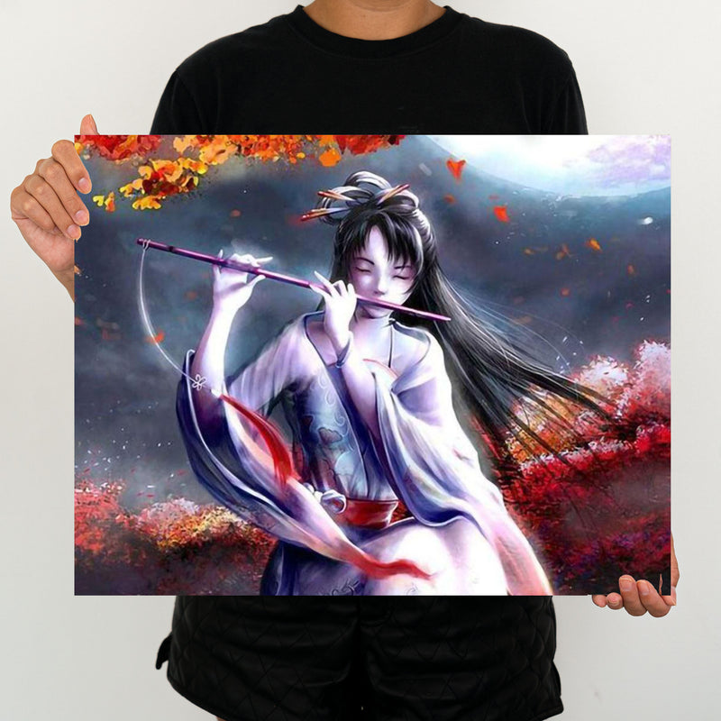 Asian Woman - Painting By Numbers