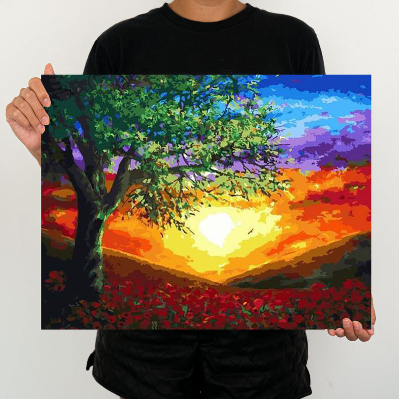 Beautiful Sunset - Painting By Numbers