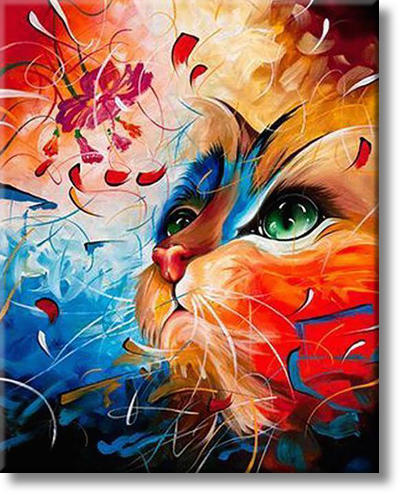 Dreaming Cat - Painting By Numbers