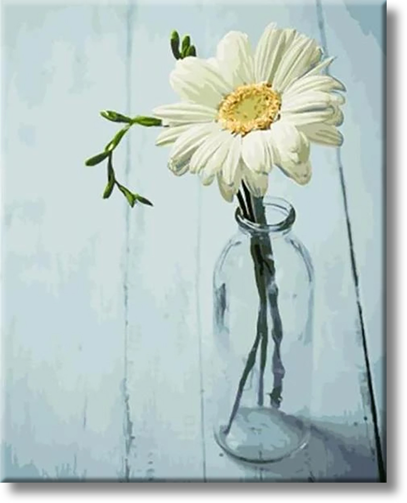 Flower On The Table - Painting By Numbers