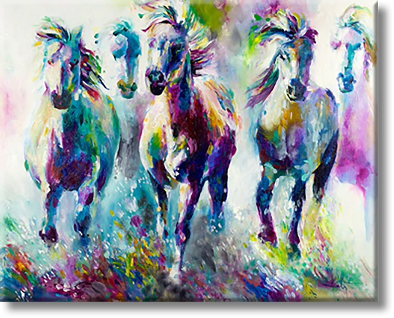 Herd Of Horses - Painting By Numbers