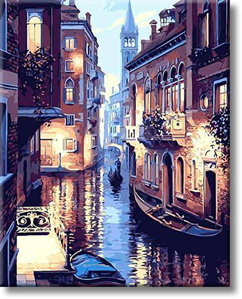 Venice In The Evening - Painting By Numbers