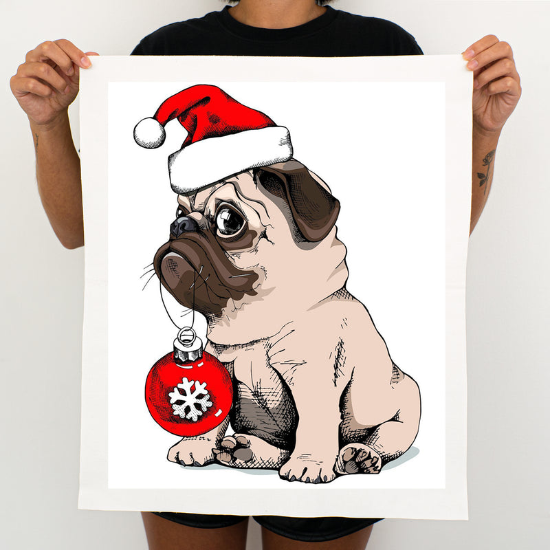 Christmas Dog - Painting By Numbers