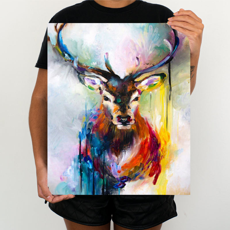 Color Deer - Painting By Numbers