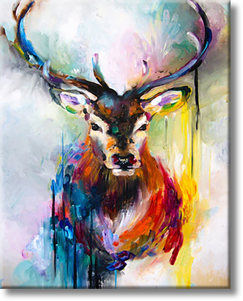 Color Deer - Painting By Numbers