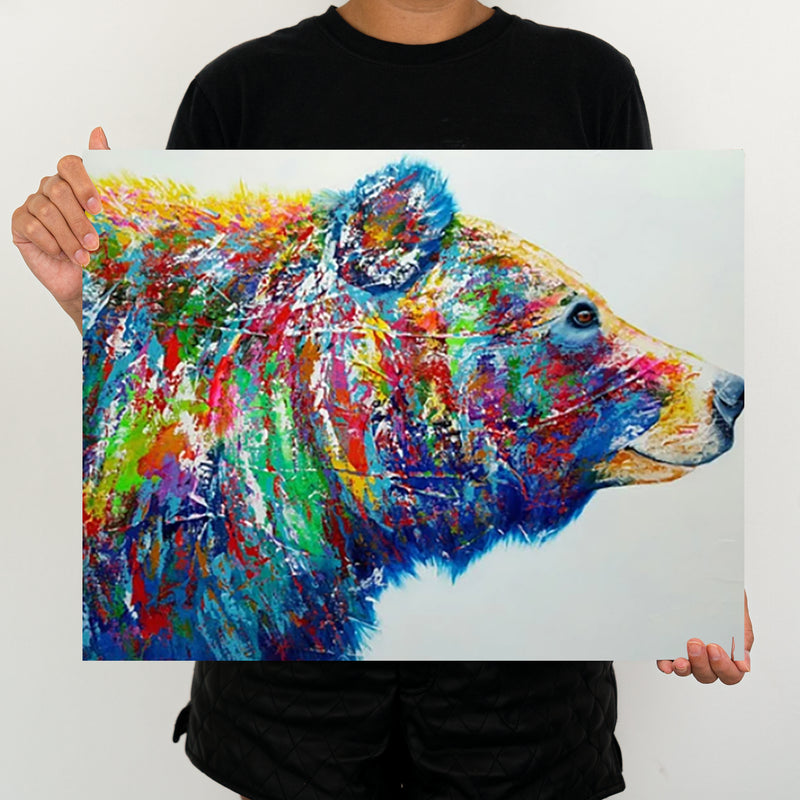 Colorful Bear - Painting By Numbers