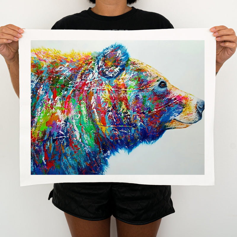 Colorful Bear - Painting By Numbers