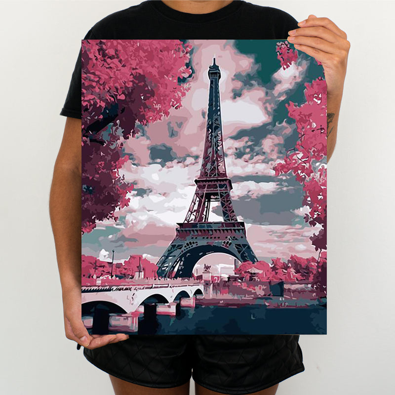 Eiffel Tower - Painting By Numbers