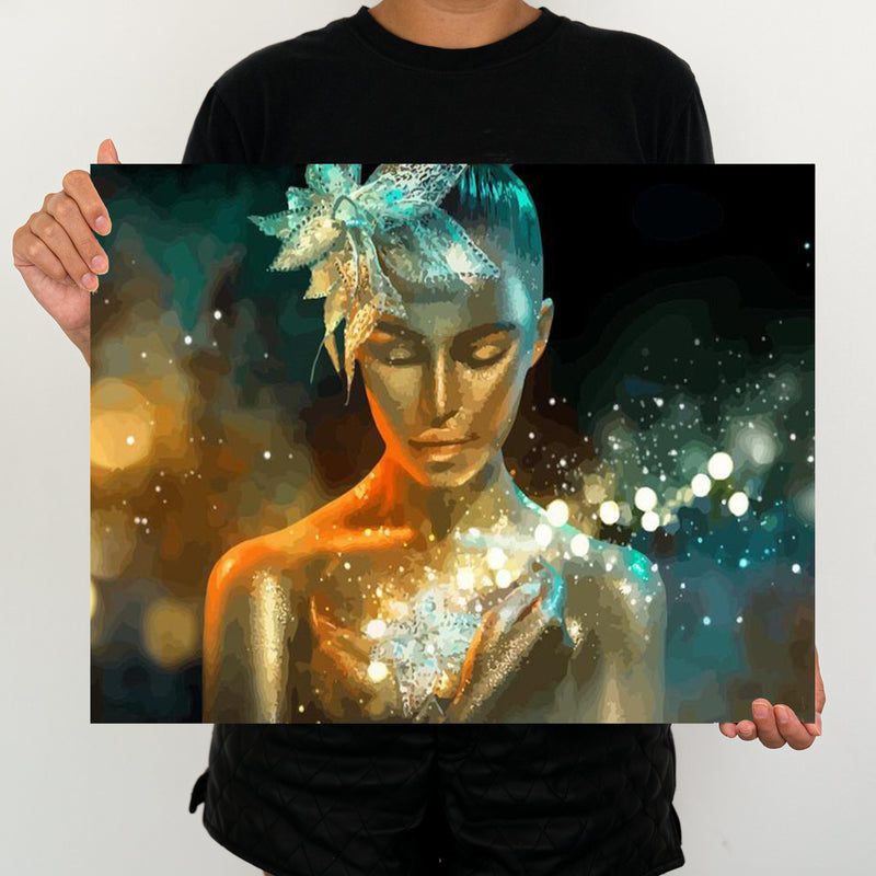 Golden Woman - Painting By Numbers