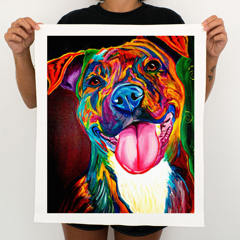 Happy Dog - Painting By Numbers