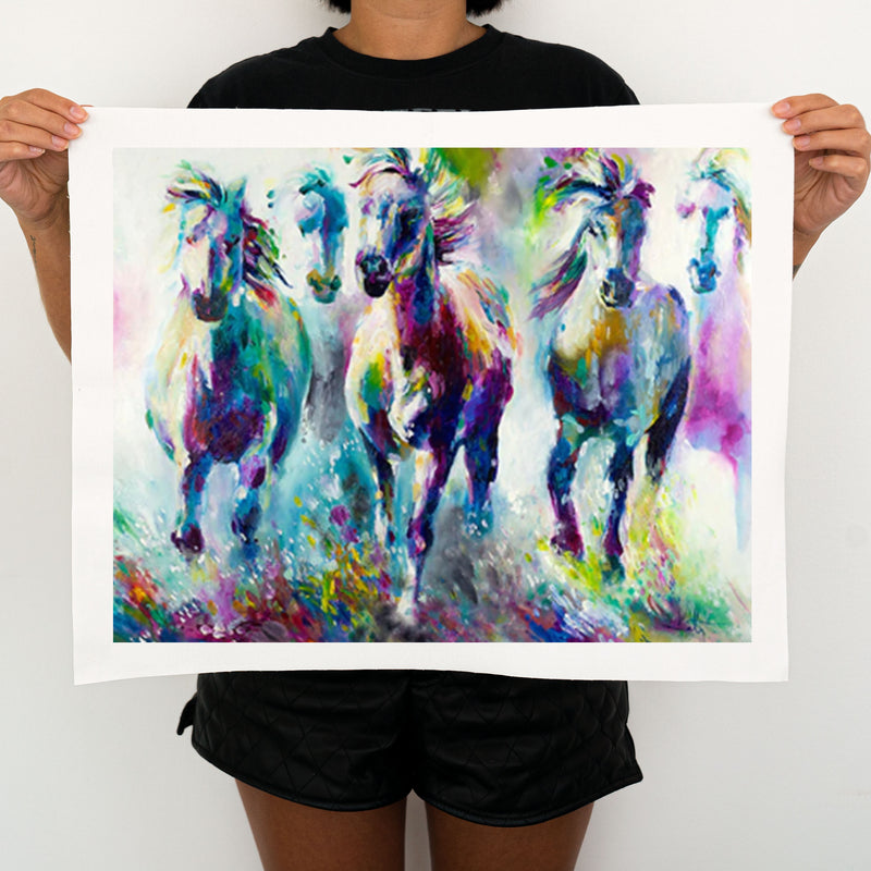 Herd Of Horses - Painting By Numbers