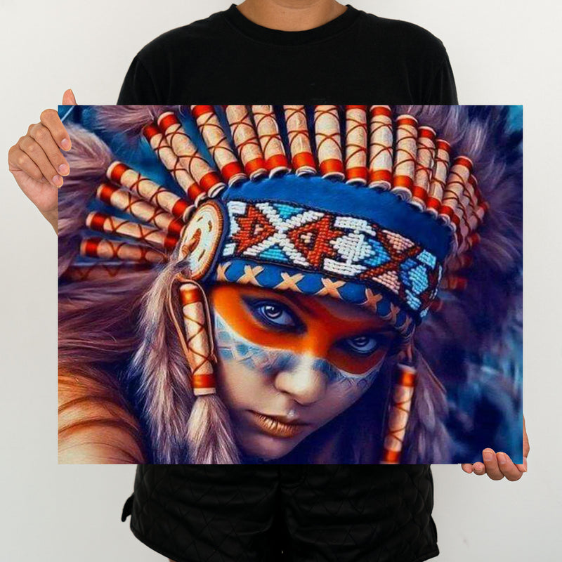 Indianer - Painting By Numbers