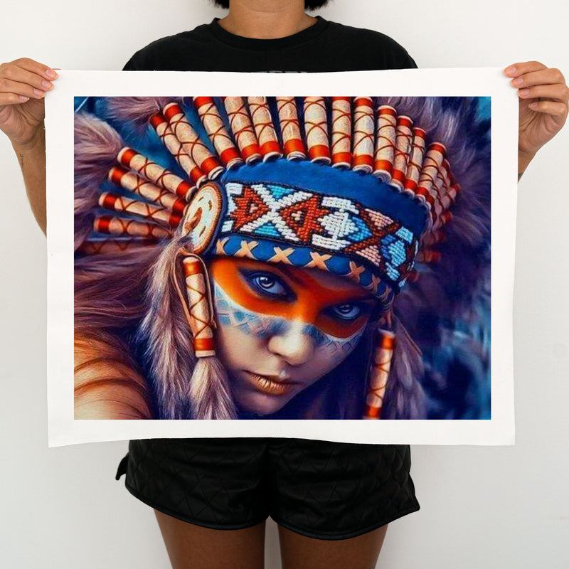 Indianer - Painting By Numbers