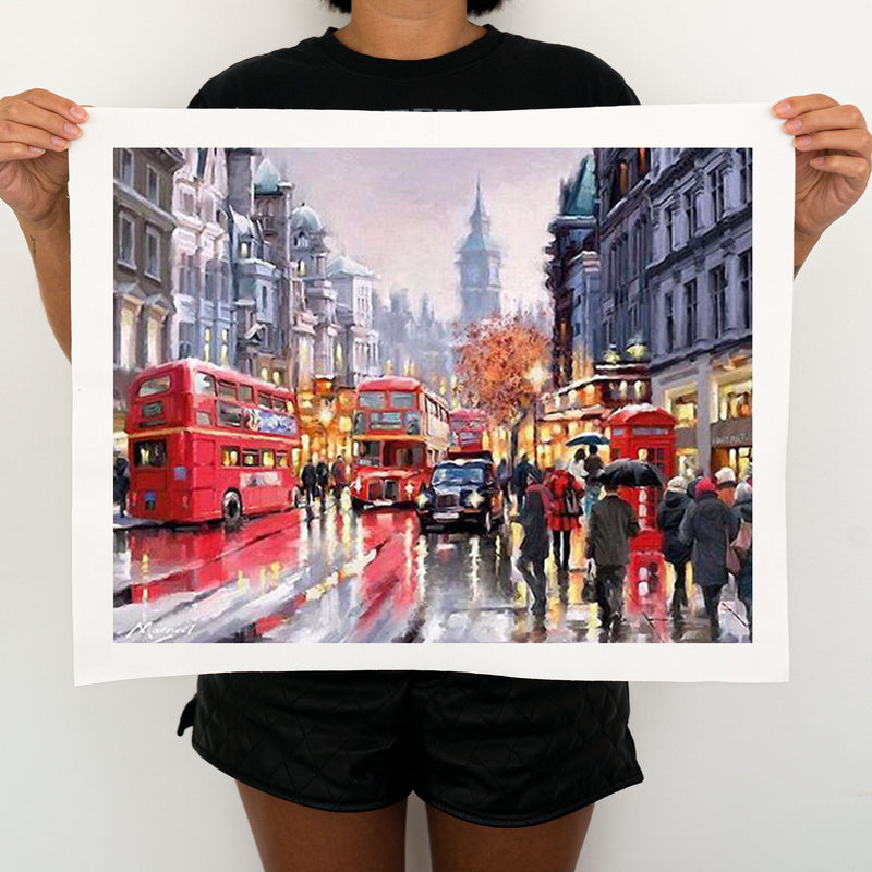 London In The Evening - Painting By Numbers