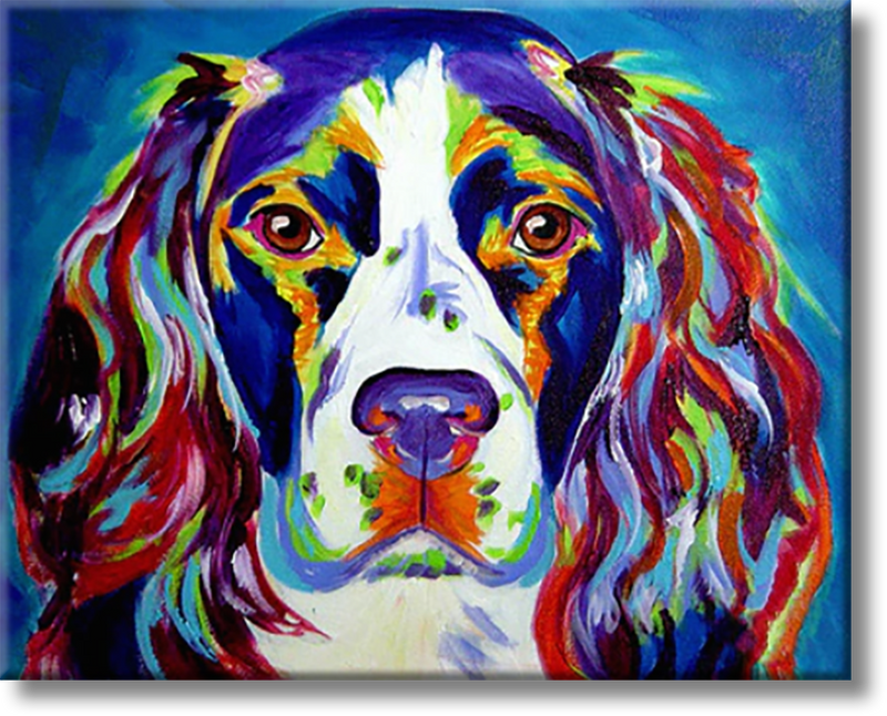 Lovely Dog - Painting By Numbers