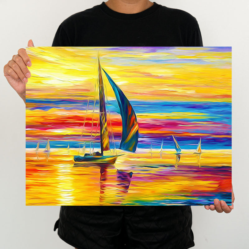 Sailboat Sunset -  Painting By Numbers