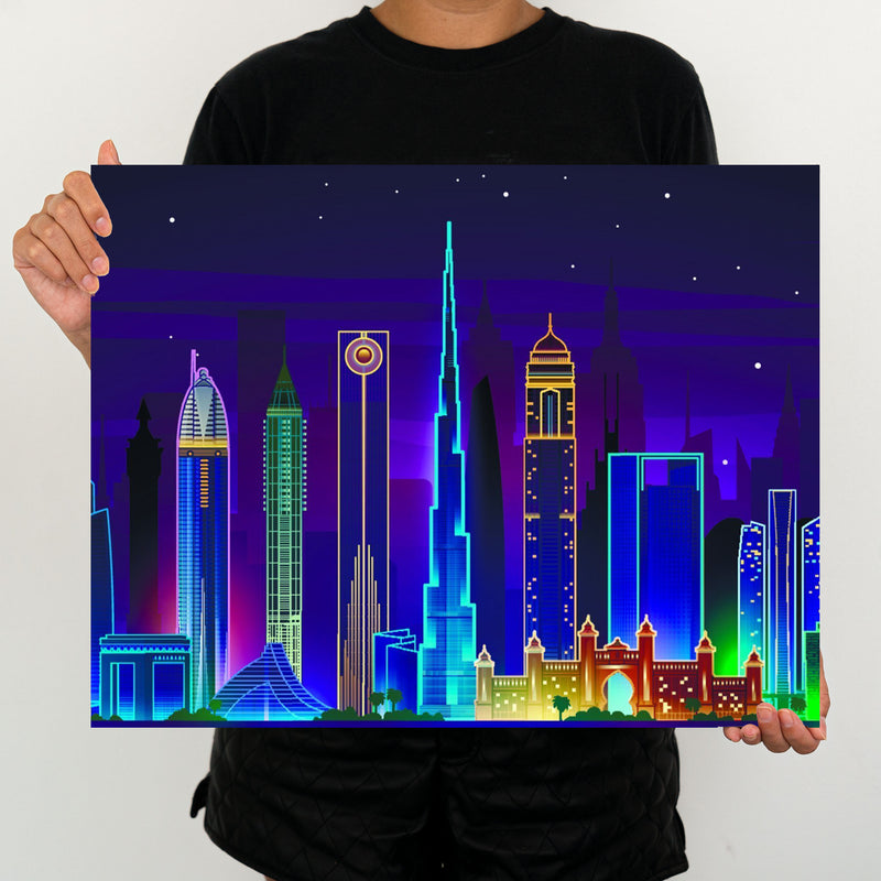 Skyline Dubai -  Painting By Numbers