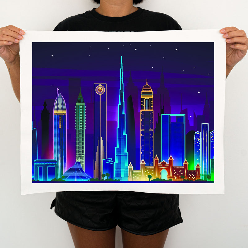 Skyline Dubai -  Painting By Numbers