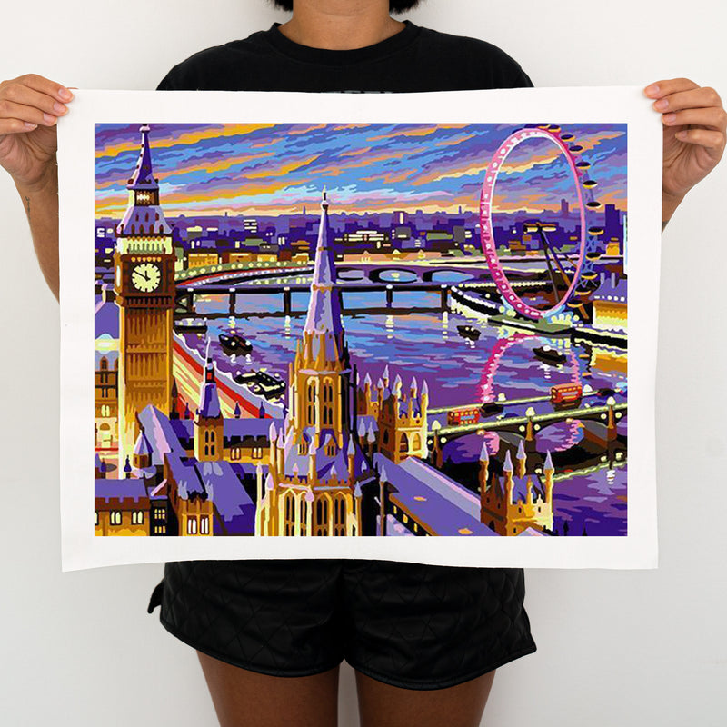 Skyline London -  Painting By Numbers