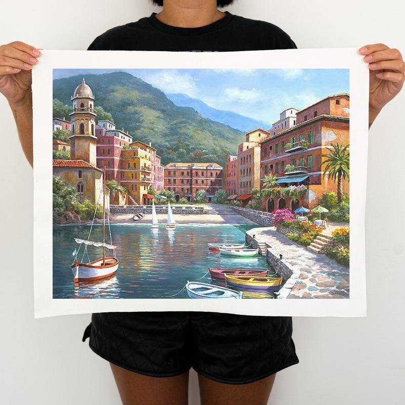 Small Town In Spain -  Painting By Numbers