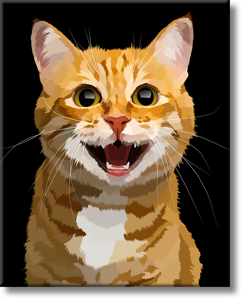 Smiling Cat -  Painting By Numbers