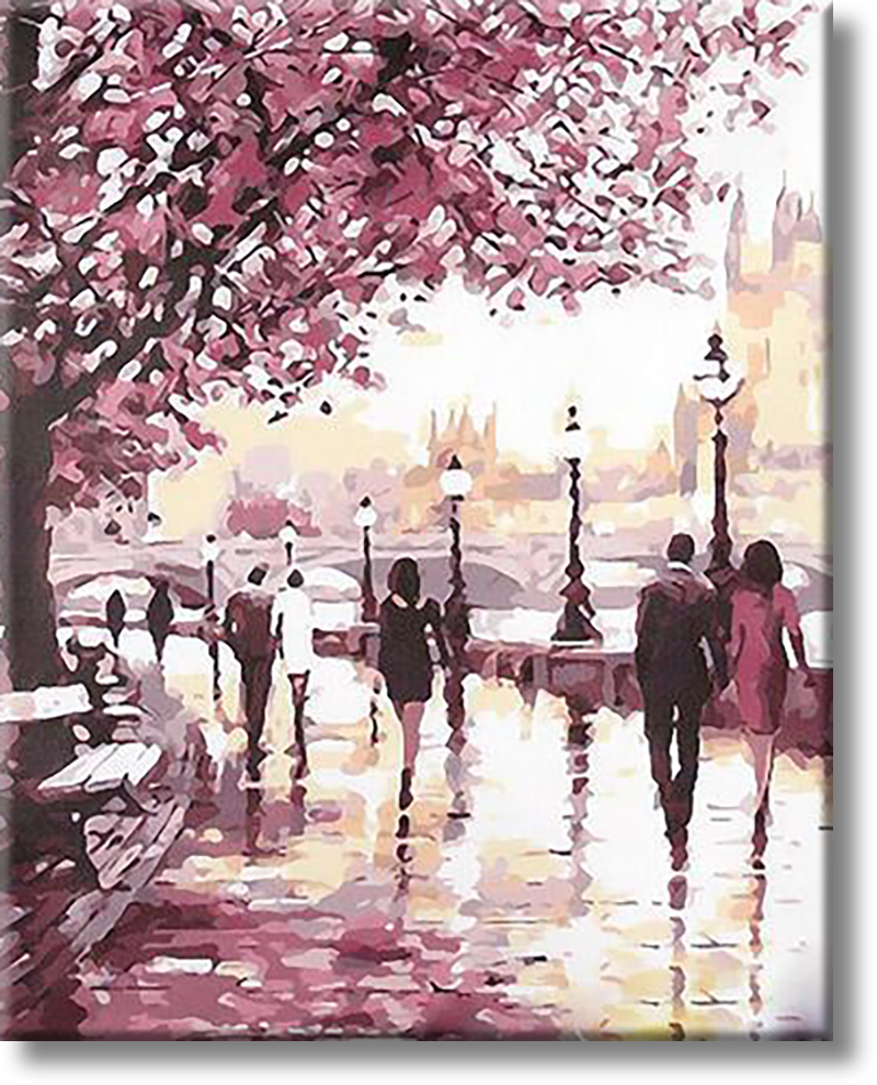 Spring Walk -  Painting By Numbers