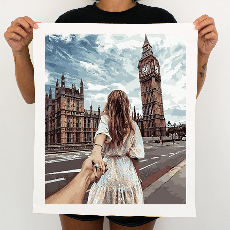 Take My Hand In London -  Painting By Numbers