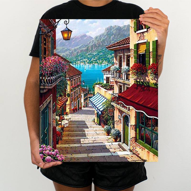 Alley In Sicily - Painting By Numbers