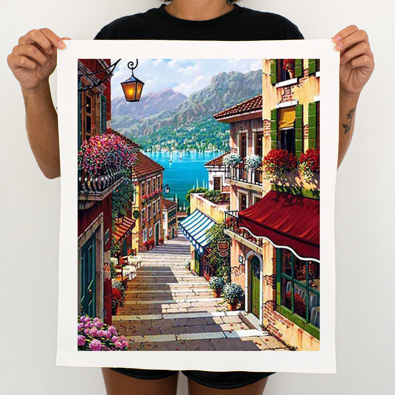 Alley In Sicily - Painting By Numbers