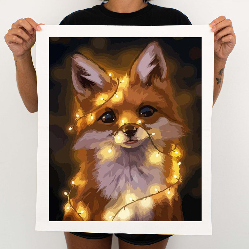 Baby Fox - Painting By Numbers