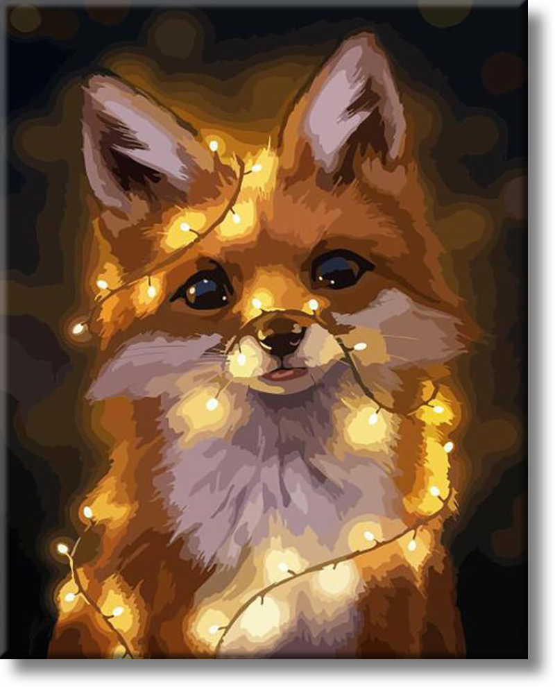 Baby Fox - Painting By Numbers