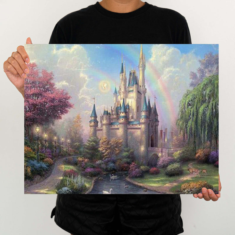 Castle In Paradise - Painting By Numbers