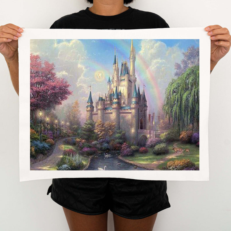 Castle In Paradise - Painting By Numbers