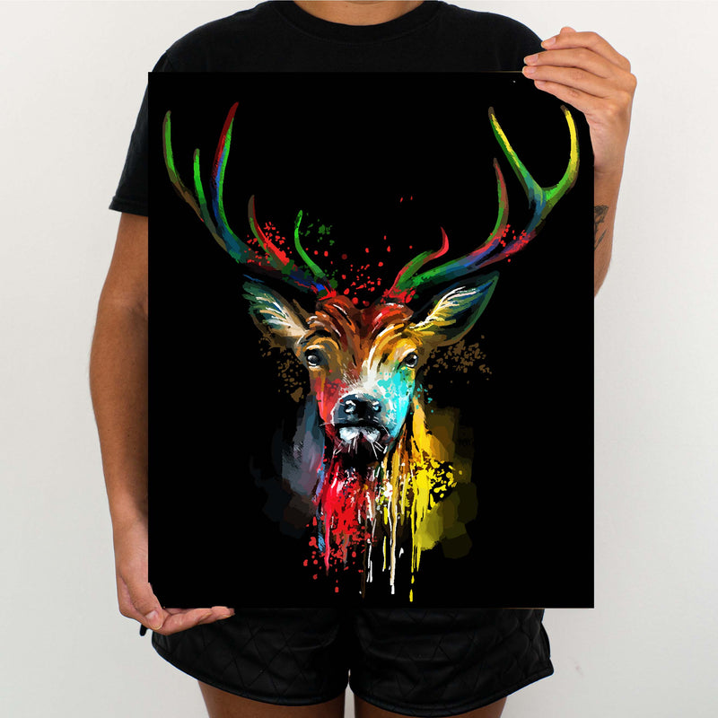 Color Deer - Painting By Numbers