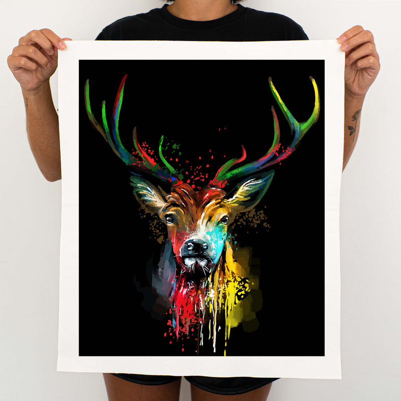 Color Deer - Painting By Numbers