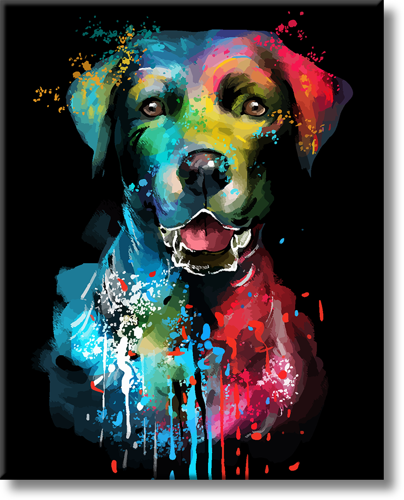 Color Dog - Painting By Numbers