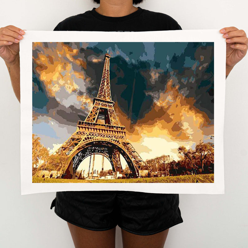 Eiffel Tower - Painting By Numbers