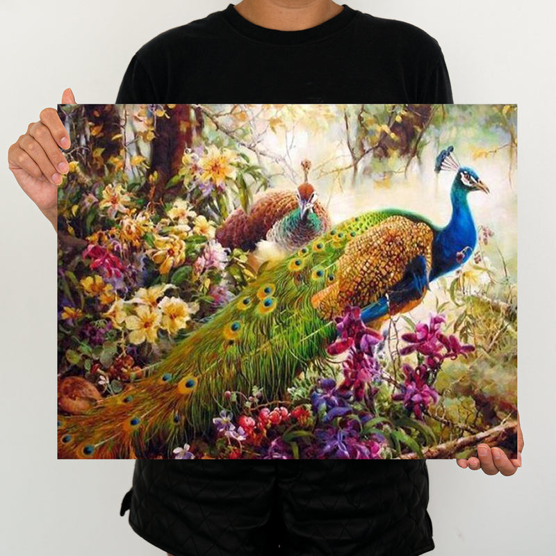 Peacock In Paradise - Painting By Numbers