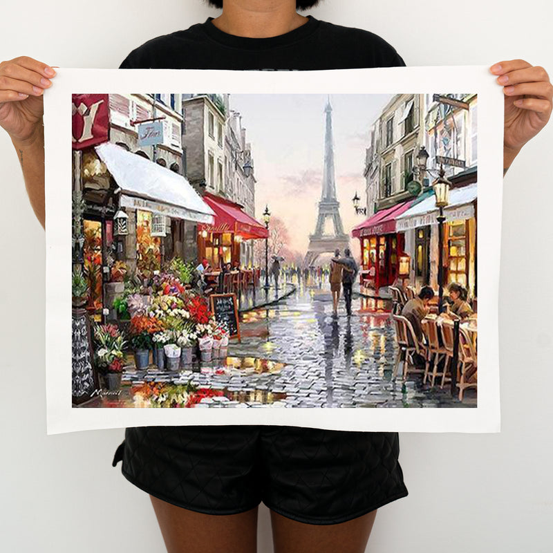 Streets Of Paris - Painting By Number