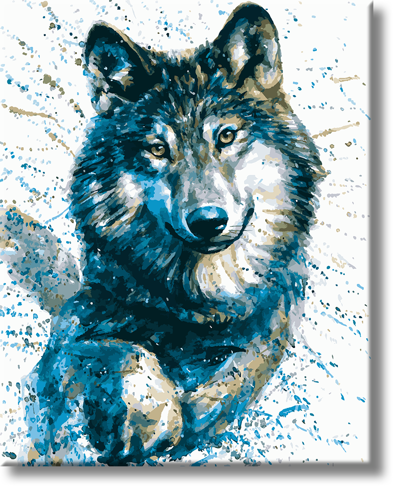 Sweet Wolf - Painting By Numbers