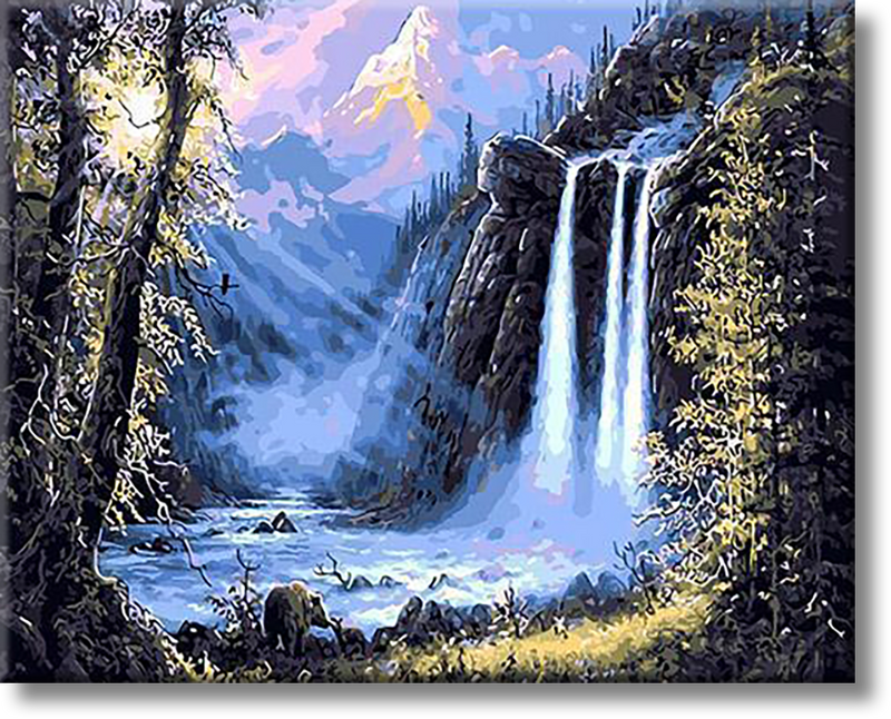 Waterfall - Painting By Numbers