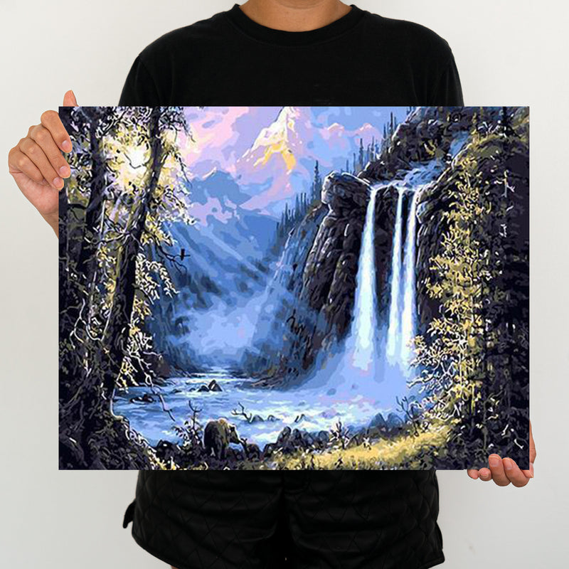 Waterfall - Painting By Numbers