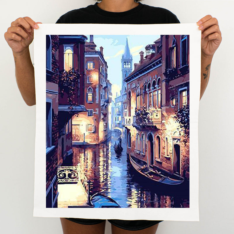 Venice In The Evening - Painting By Numbers