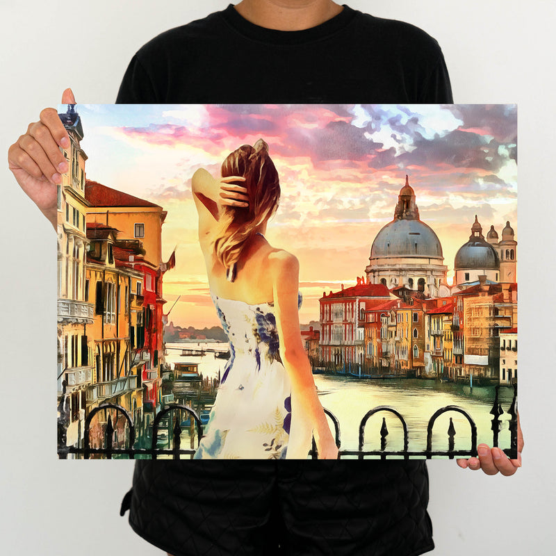 Woman In Venice - Painting By Number