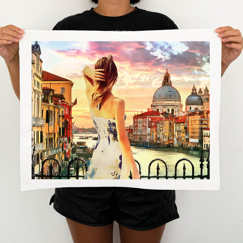 Woman In Venice - Painting By Number