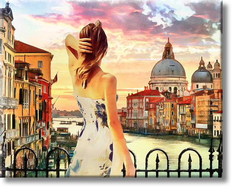 Woman In Venice - Painting By Number